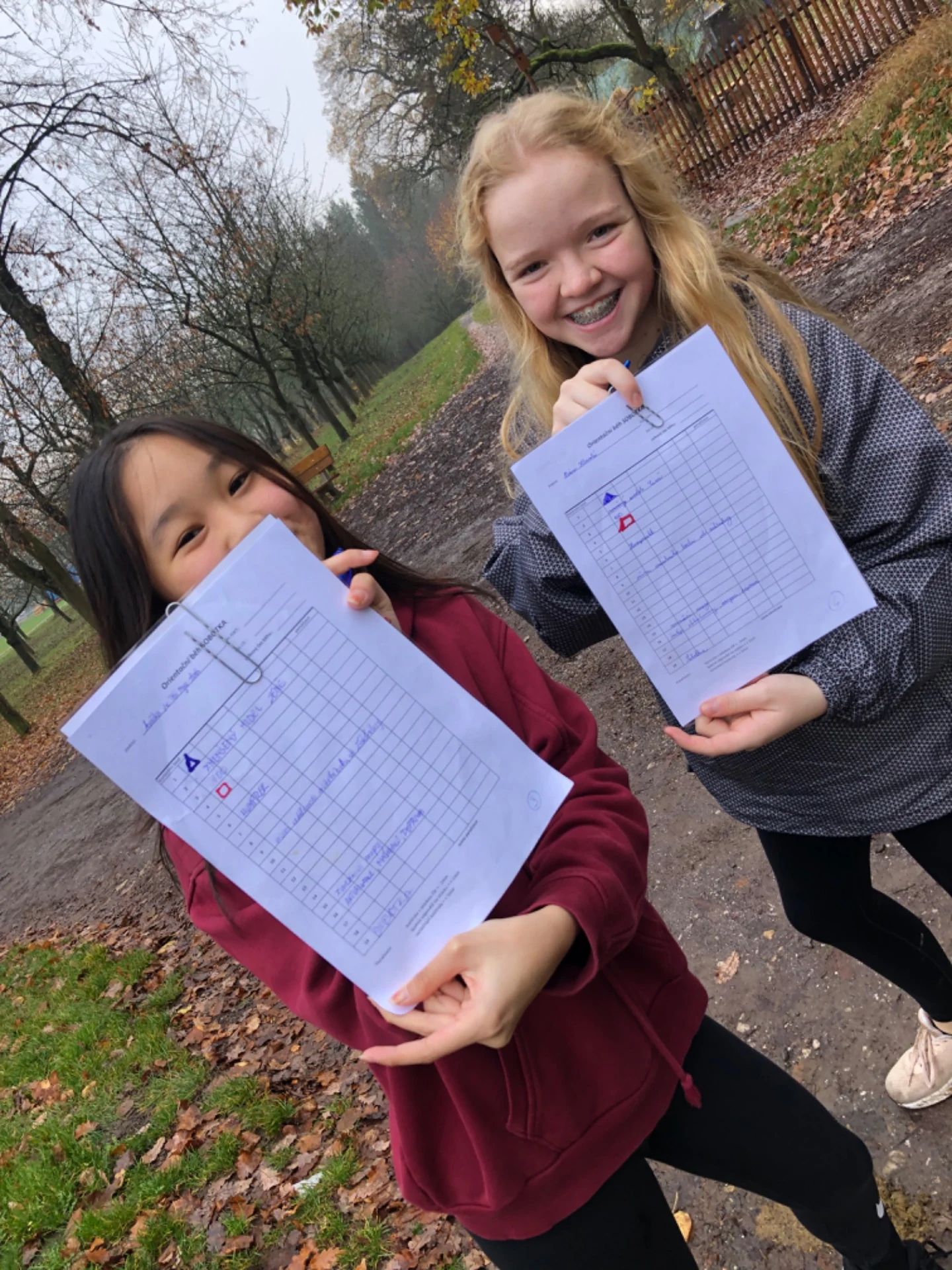 Týmové aktivity dětí venku